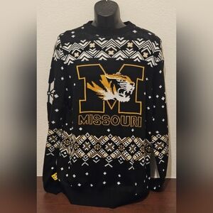 Missouri Tigers Black and Gold Crewneck Sweater